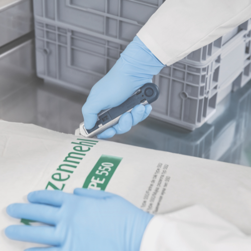 metal detectable safety knife for food industry packaging